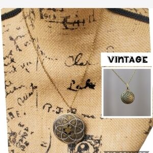 Damascene‎ vintage necklace